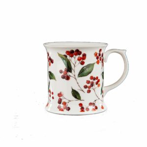 Winter Berries Bone China Tankard