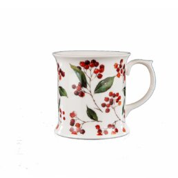 Winter Berries Bone China Tankard