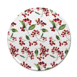 Winter Berries Teapot Stand (M8)