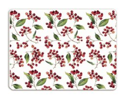 Winter Berries Moulded Placemat (M56)