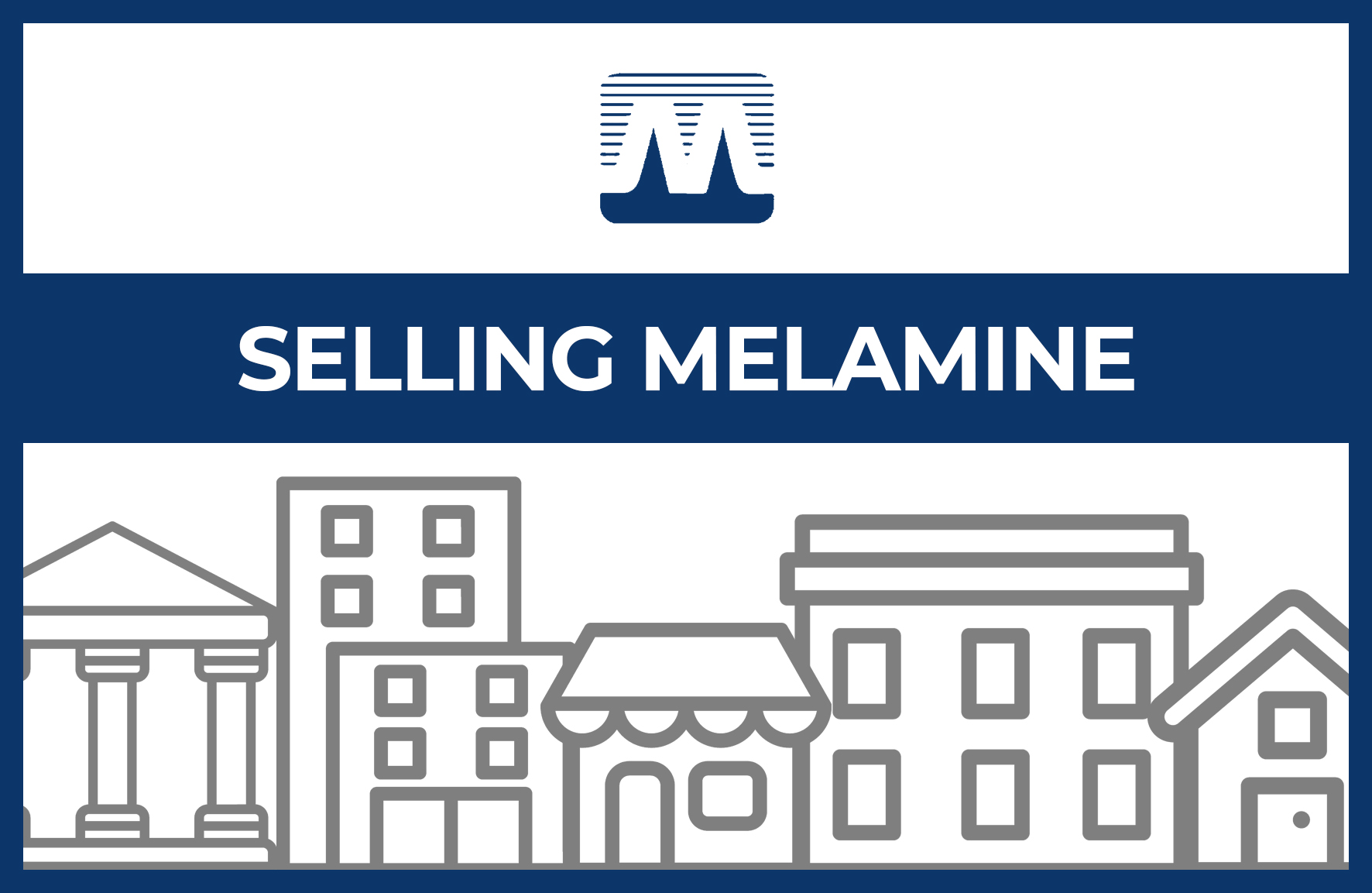 Where to sell Melamine with Melamaster banner image