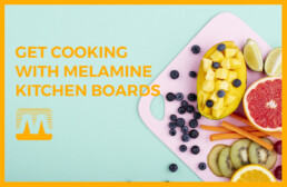 Title image showing a selection of chopped fruit on a pink kitchen board.