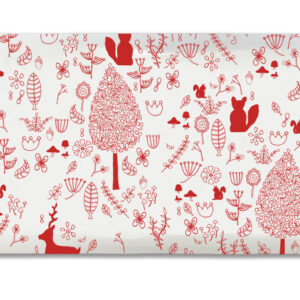 Melamaster Enkel Red Sandwich Tray
